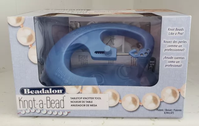 Beadalon Nudo-A-Cuentas Mesa Top Anudador Herramienta Anudada a Mano Joyería 216S-275 Nuevo