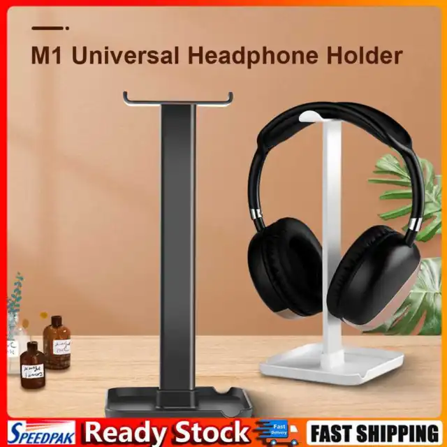 M1 Headphone Holder Hanger Earphone Desktop Display Stand Bracket (Black) Hot
