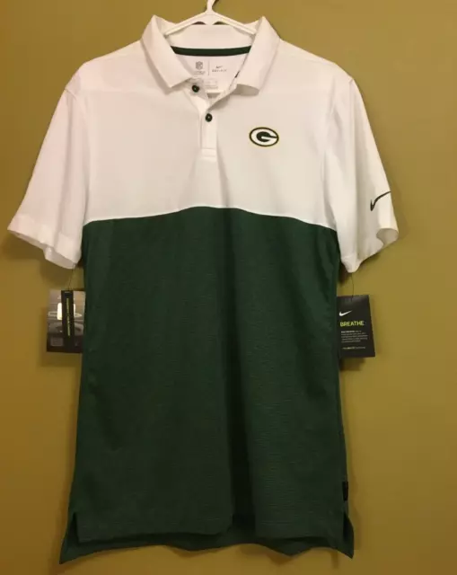 Green Bay Packers Nike Sideline Elite Coaches Performance Polo Men’s S - $75 NWT