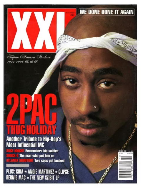 VINTAGE Oct 2002 XXL Magazine #41 2Pac Tupac Shakur Khia Clipse VINTAGE Oct 2002 XXL Magazine #41 2Pac Tupac Shakur Khia Clipse