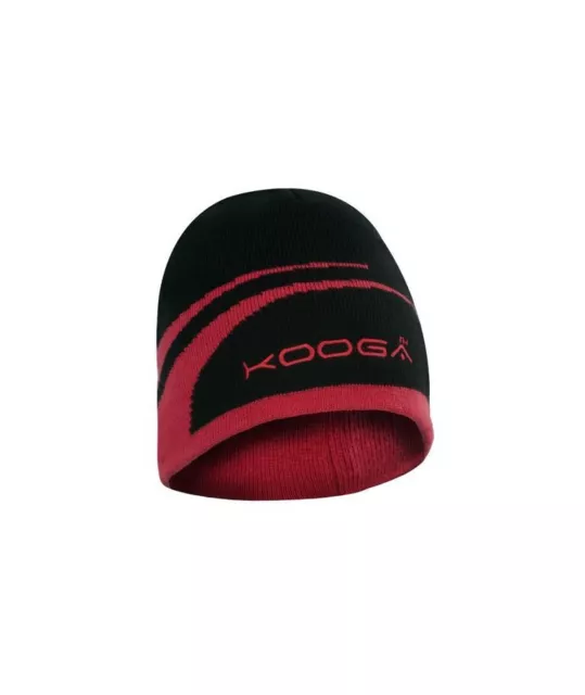 Kooga Junior Team Wear Off Field/Training Essentials Beanie Black/Red