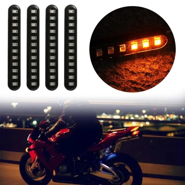 Illuminazione LED strisce targa lampada lampeggianti corsa moto lampeggiante