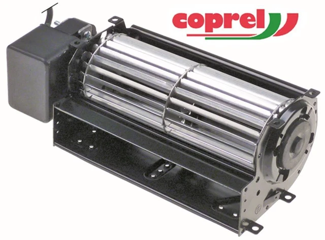 Produktbild von CORPREL Querstromlüfter 48W – Walze ø45x360mm, Motor Links, 230V 50Hz, Made In Germany
