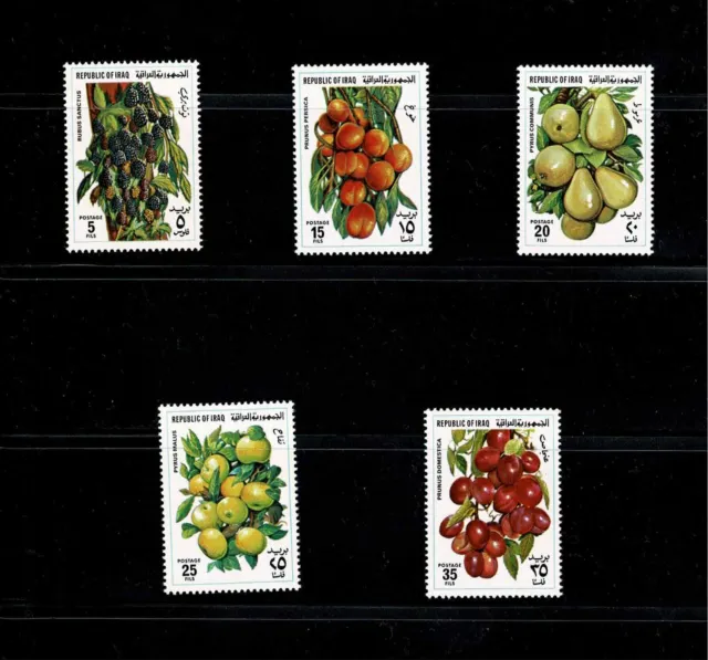 Iraqi Fruit.complete Set Consist Of 5 Stamps Mnh.