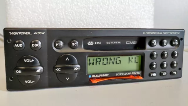 Autoradio stéréo haute puissance Blaupunkt Oldschool Düsseldorf RCM 127