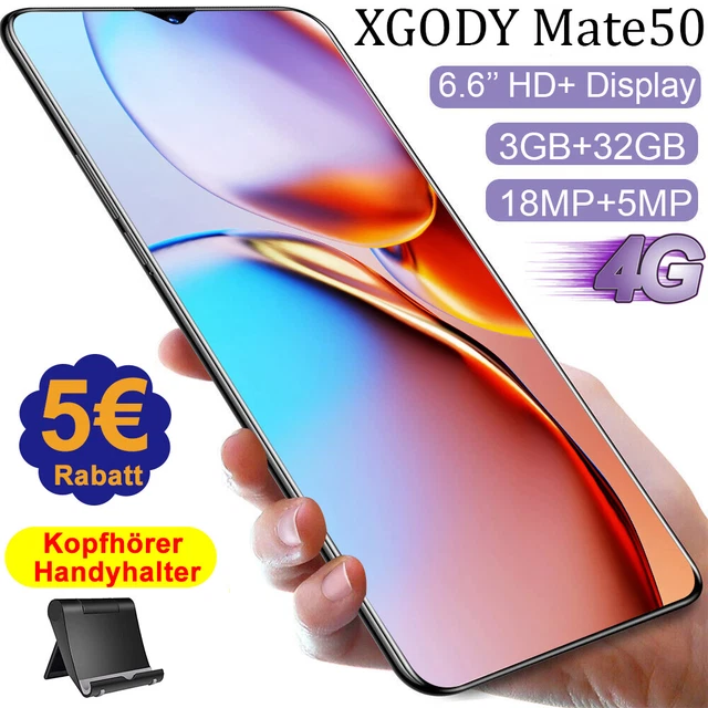 Smartphone Bis 100 Euro Ohne Vertrag NEU 6,6 ZOLL Handy Ohne Vertrag Smartphone Android 4G Octa Core Dual