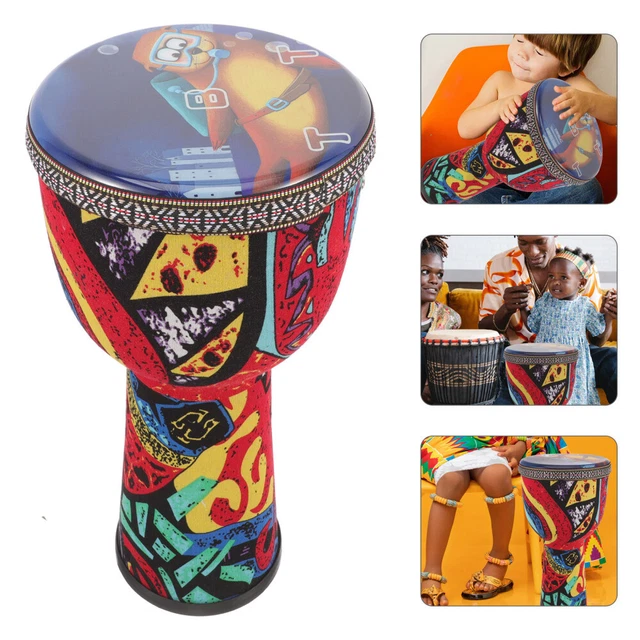 Convenient Beginner Colorful African Percussion Drum PVC Hand Drum