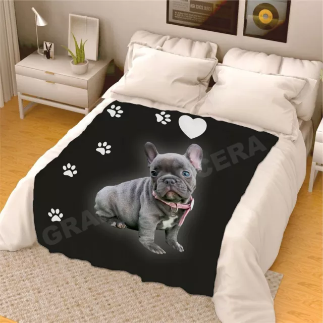 Plaid Personalizzato con la Foto del tuo Cane coperta calda idea regalo