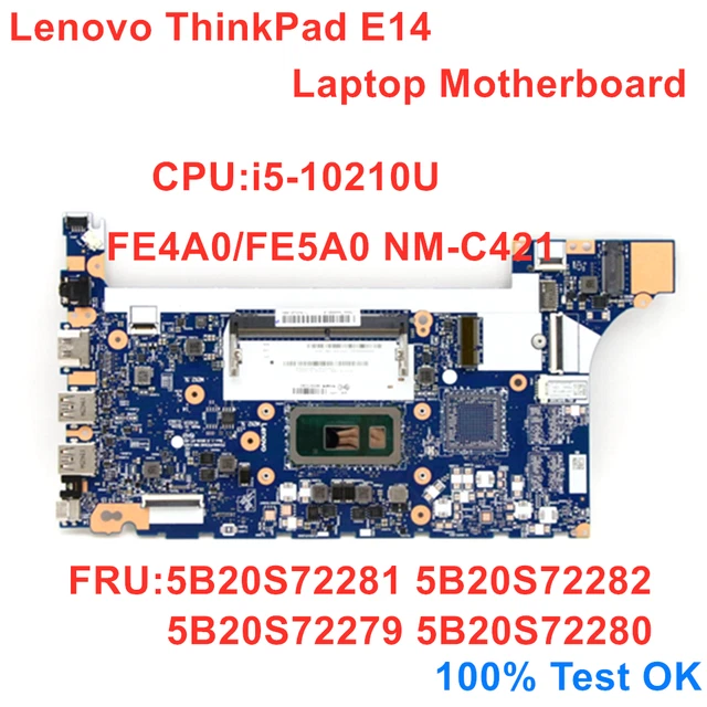 ORIGINAL LAPTOP LENOVO ThinkPad E14 Motherboard CPU i510210U NMC421