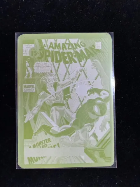 2023 UD Fleer Ultra Midnight Sons Strange Tales Yellow Printing Plate ST8 1/1 wy