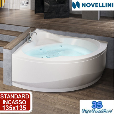 Novellini 3S VASCA ANGOLARE IDROMASSAGGIO NOVELLINI VOGUE NUOVA VARIE MISURE E VERSIONI 