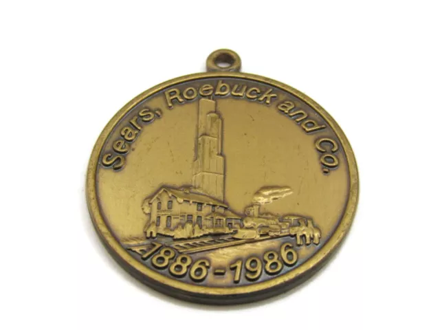 Sears Roebuck & Co. 1986 100 Years Medal Charm