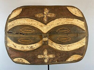 220234 - Old Tribal used African Teke mask - Congo.