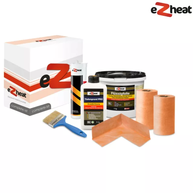 Wet Room Tanking System Kit Waterproof 4KG or 8KG With Tape & Corner