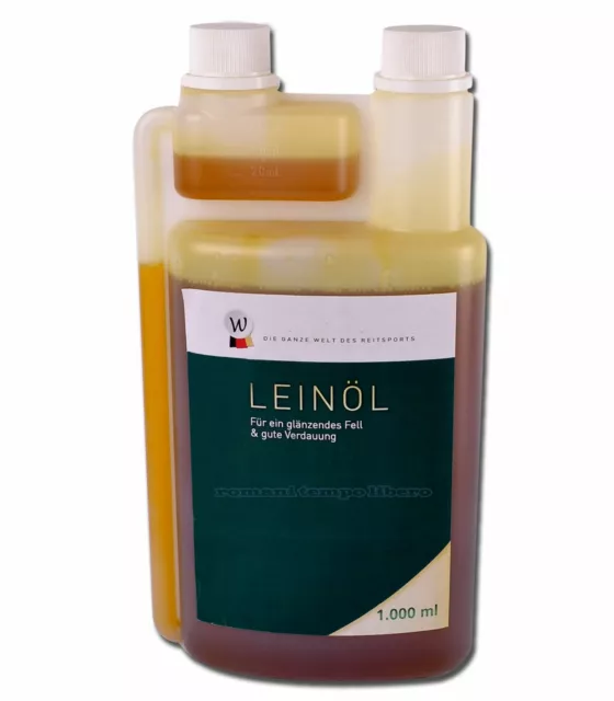 LEINOL Olio di Lino alimentare per cavalli - Linseed Oil for Horse