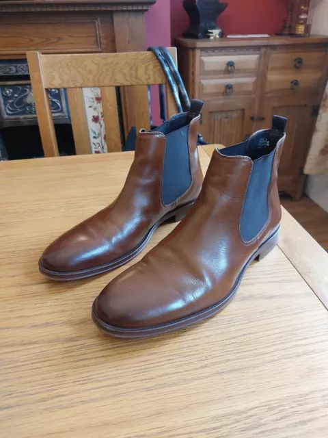 HAMMOND CO by Patrick Grant Mens Brown Leather Chelsea Boots