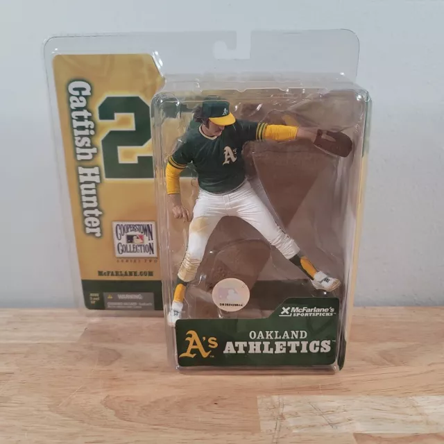 Catfish Hunter Oakland A's McFarlane Figure Cooperstown Collection MLB Athletics
