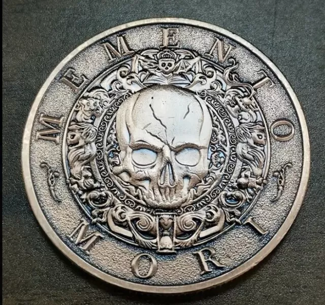 Masonic Coin Freemason Coin Memento Mori Coin Master Mason Vincit Veritas Omni