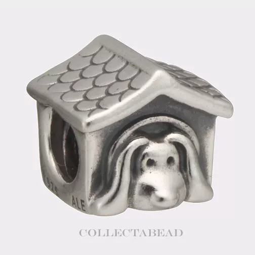 Authentic Pandora Sterling Silver Enamel Dog House Bead 790592EN27