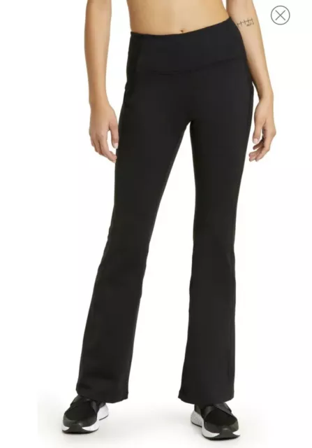 Zella Live In High Waist Pocket Flare Pants Black Size S