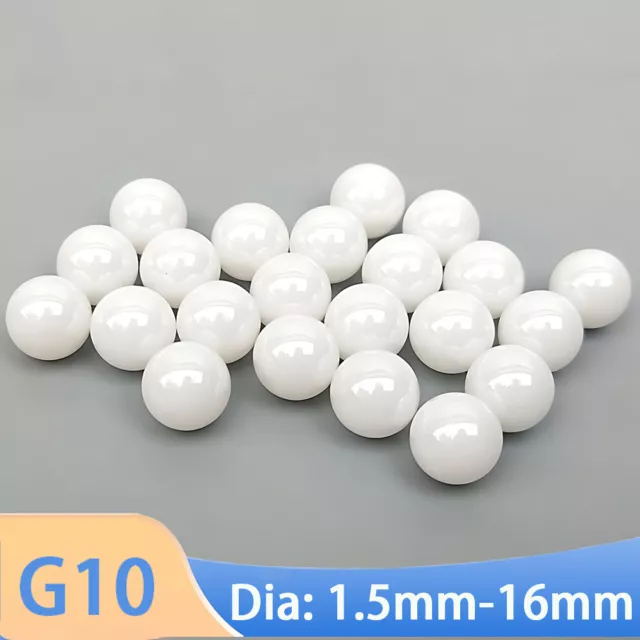 Zirkonia Keramikkugeln ZrO2 Keramik lagerkugel G10 Präzise LagerKugeln Ø1.5-16mm