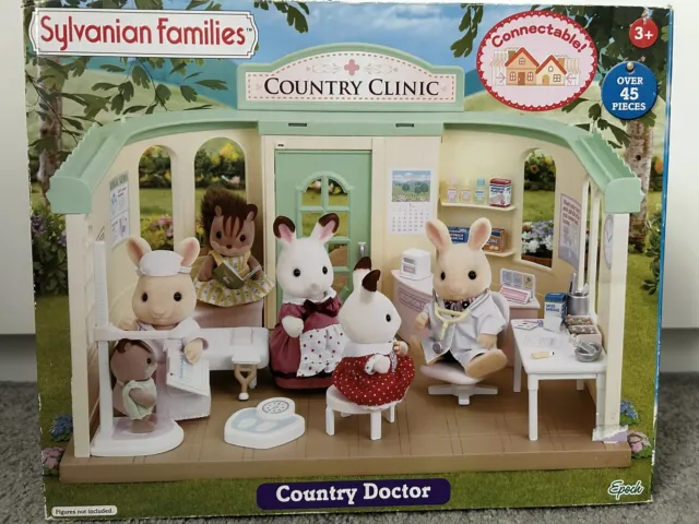 Sylvanian Families Country Doctor Clinic Set Boxed