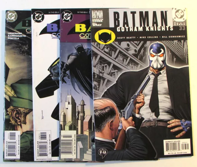 Batman Gotham Knights Lot of 4 #33,37,38,53 DC (2002) Comic Books