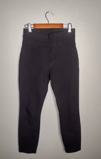 Spanx The Perfect Pant Ankle Pull On Pants XS Black Stretch P3