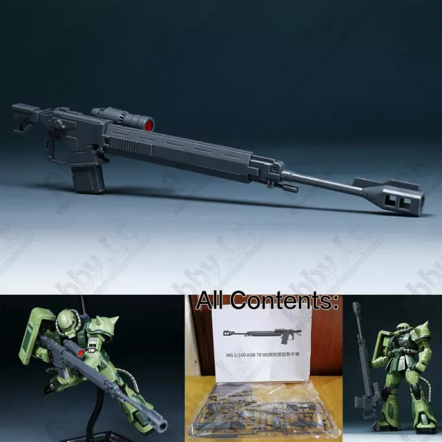 for MG 1/100 The Origin Zaku II ASR-78 MS Anti-Ship Rifle Plastic Model NWS