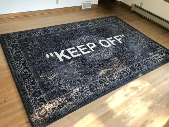 Virgil Abloh x IKEA KEEP OFF Rug200x300 CM Grey/White Off White NEW Never  Open