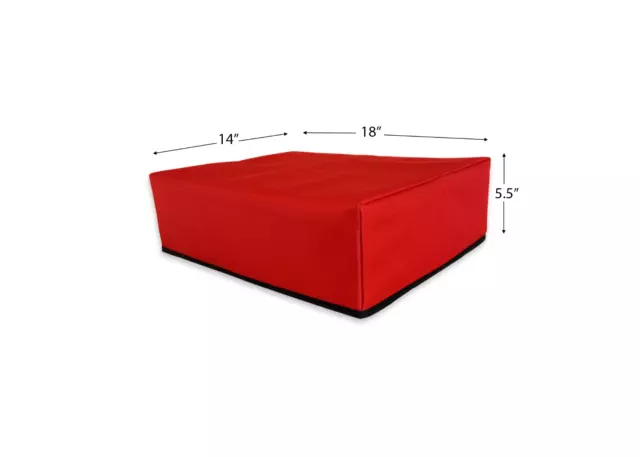 Water Resistant Turntable Dust Cover Red, Fits Technics SL-1200/SL-1210 & more! 2