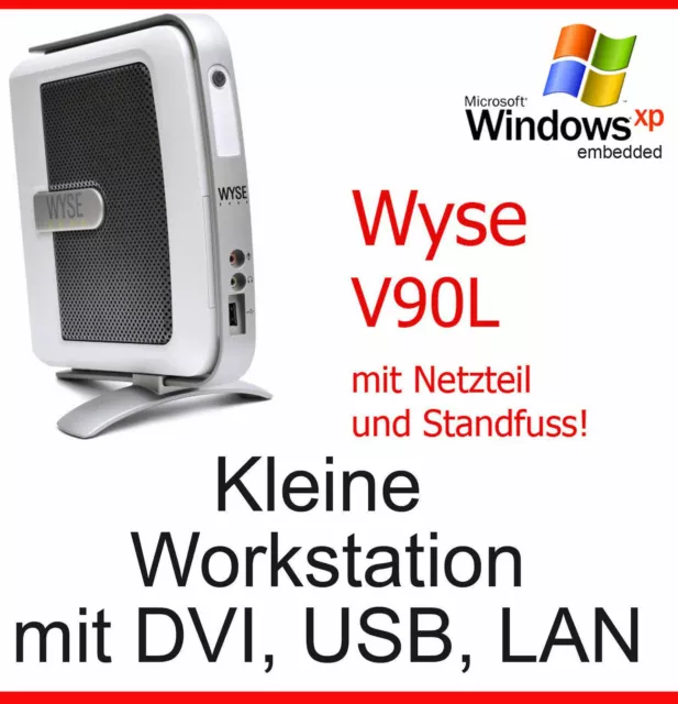 Thin Client Wyse V90L Mutaris Win Xpe For Msdos 95 98 512 MB Doc SSD Pcmcia TC5