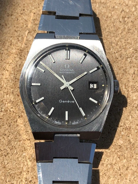 OMEGA AUTOMATIC GENEVE Cal 1481 Ref 166.0099 Gerald Genta Rare Watch ...