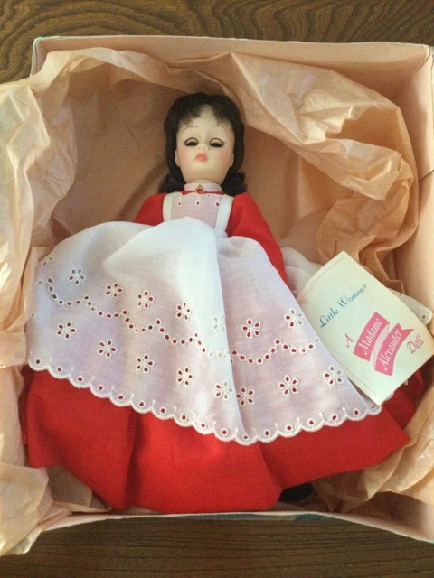 Madame Alexander 11” Jo of Little Women Doll Original Tag, clothes, box Stand
