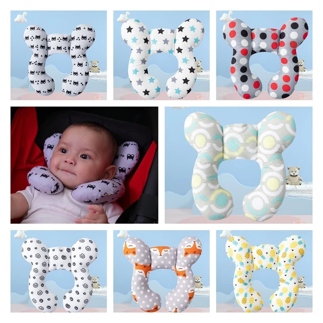 Cute Cartoon Children's U-shaped Pillow For Neck Support While Traveling