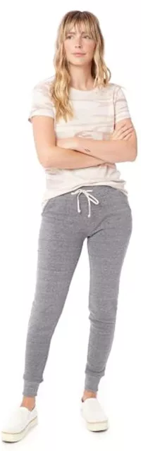Alternative Women's Eco-Fleece Slim Fit Jogger Pant Color Eco Grey Size Medium