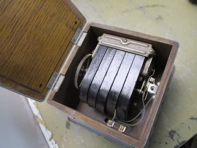 Antique Telephone 5 Bar Dynamo Hand Crank Generator (#8)[4*ZZ-23.15]