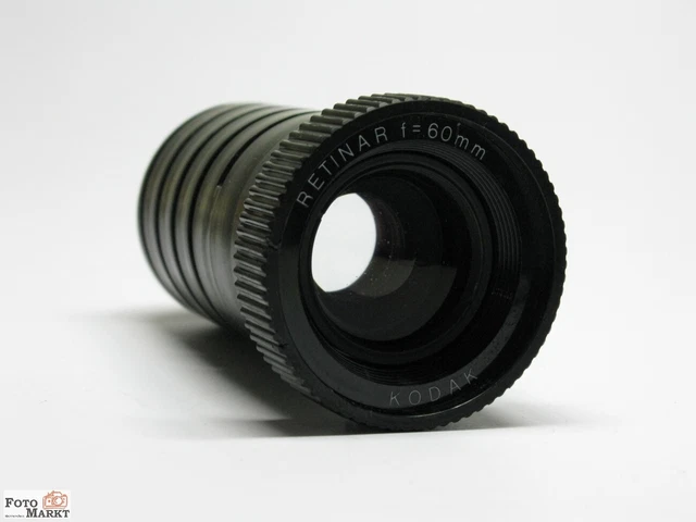 Kodak Retinar 60mm Dia* Objetivo gran angular para proyector de diapositivas de carrusel tubo 52mm