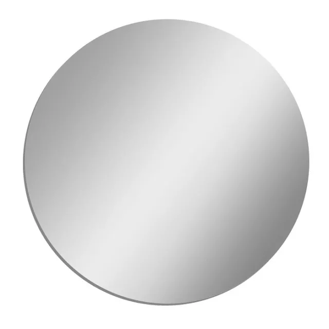 (2 Pack) CLEAR MIRROR ACRYLIC  1/8" PLASTIC SHEET CIRCLE DISC 4" DIAMETER