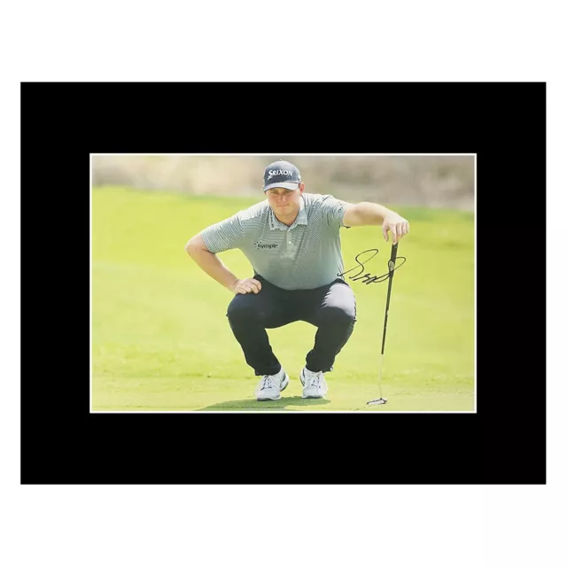 Sepp Straka Autograph Photo Display 16x12 - Golf Icon +COA