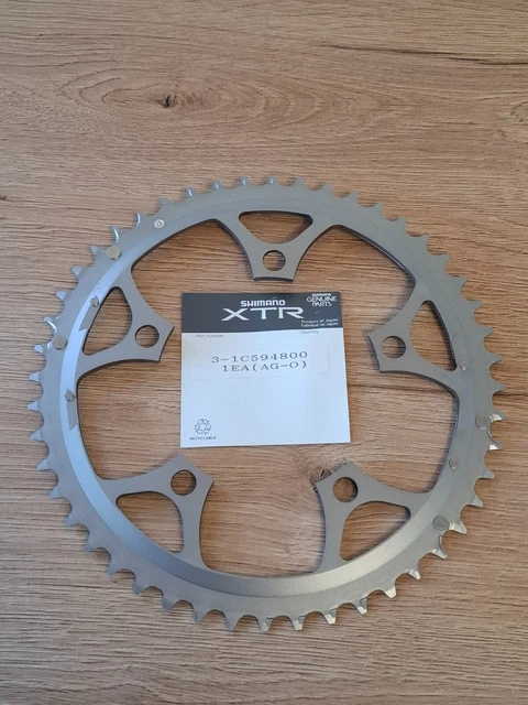 Plateau Biopace Shimano 50T - 5 Bras, 110mm BCD, Vintage, Neuf Avec Traces De Stockage