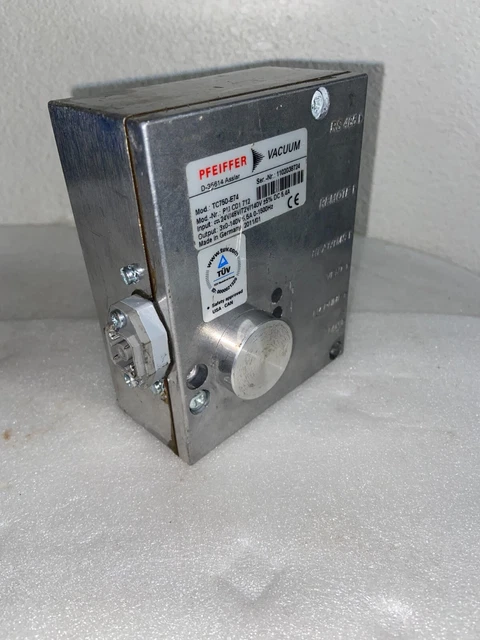 Pfeiffer Tc750-E74 Turbomolecular Pump Controller Pm C01 712