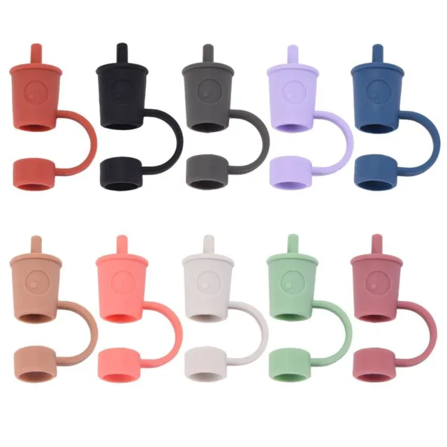 Cup Accessories Silicone Straw Plug Splash Proof Plugs Cover  Cup Accessories
