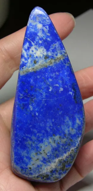 160g Afghanistan 100% Natural Tumbled Rough Lapis Lazuli Specimen 5.6oz 82mm