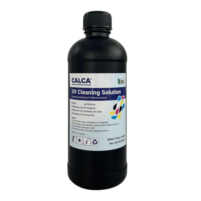 CALCA UV / UV DTF Cleaning Solution 500ml for Epson Printheads US Stock