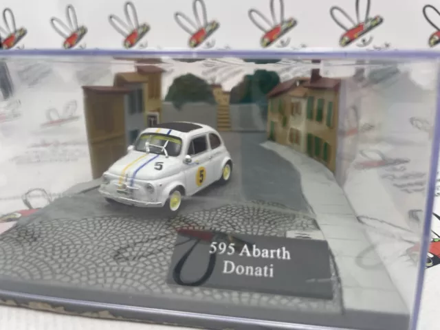 Die Cast " 595 Abarth Donati " Diorama 500 Skala 1/43 2