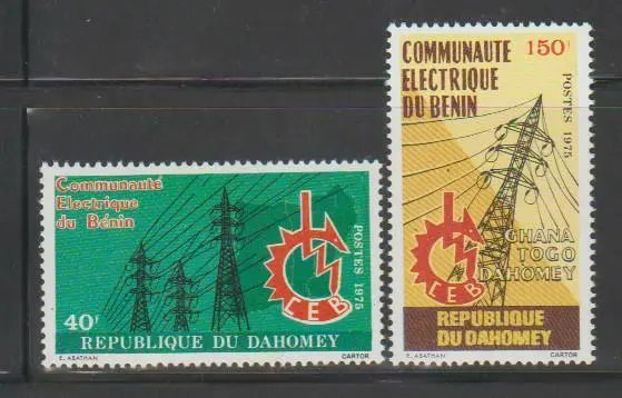 Dahomey  Stamps 1975 Benin Electric Community Mnh - Misc535