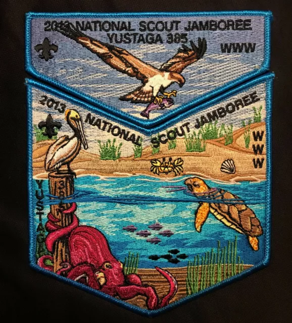 Yustaga Oa Lodge 385 Bsa Gulf Coast Council Flap 2013 National Jamboree 2-Patch