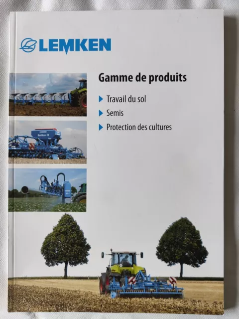 Tracteur Gamme De Matériels Lemken 2011 Prospectus Brochure