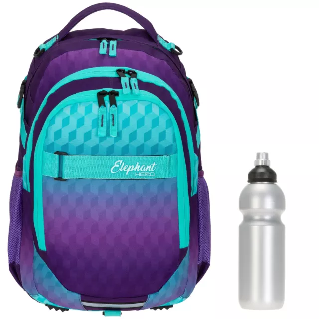 Schulrucksack Elephant Signature Mädchen Schultasche Tasche 12868 Violet Cube +f